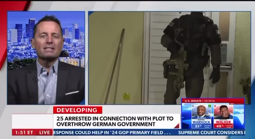 Ric Grennell very Skeptical of this Qanon overthrow of the German Government