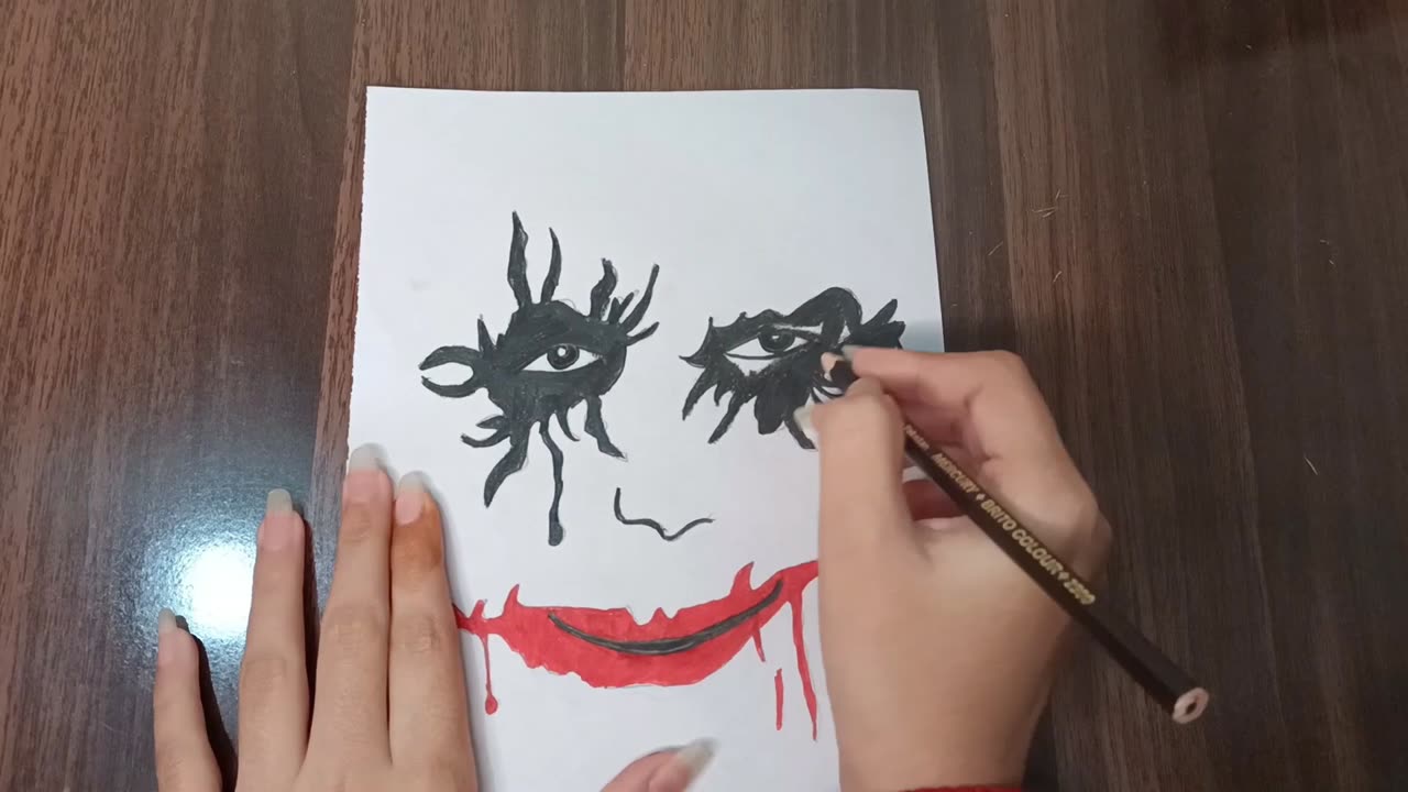 joker face sketching