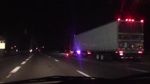 olympics vs. ag racing semi on freeway