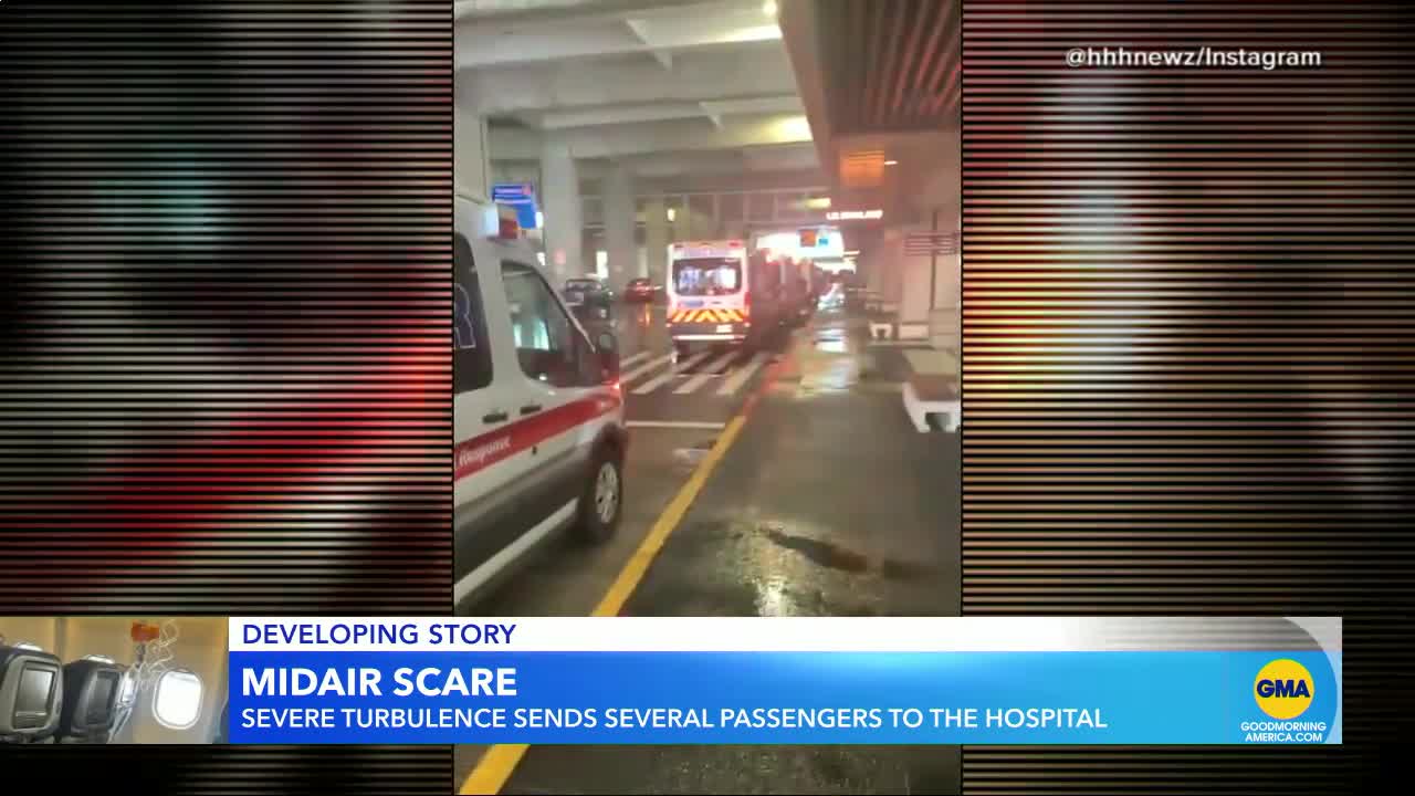 Severe turbulence sends Hawaiian Airlines passengers to hospital l GMA