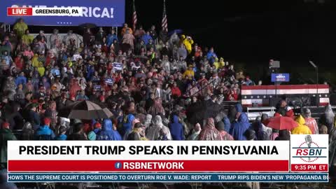 President Donald J. Trump Speech in Greensburg, PA 5-6-22