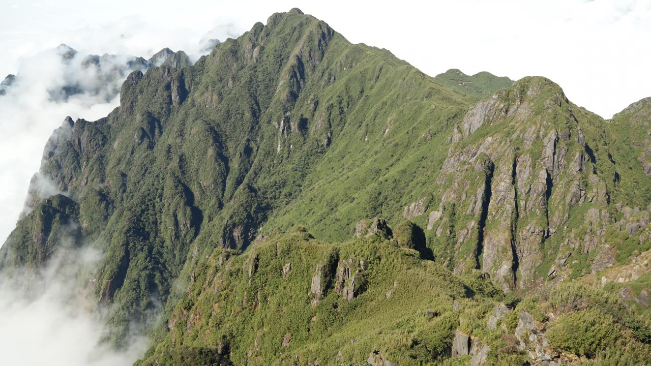 Fansipan, Vietnam. At the top of the world, I found sun and blue skies!