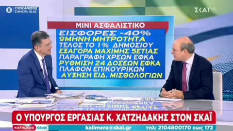 Αυτιάς ξεφτιλιζει τον Χατζηδάκη....".δεν έχεις ένσημα....;;;