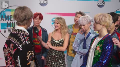 BTS After Their First U.S. Television Debut for The 2017 American Music Awards