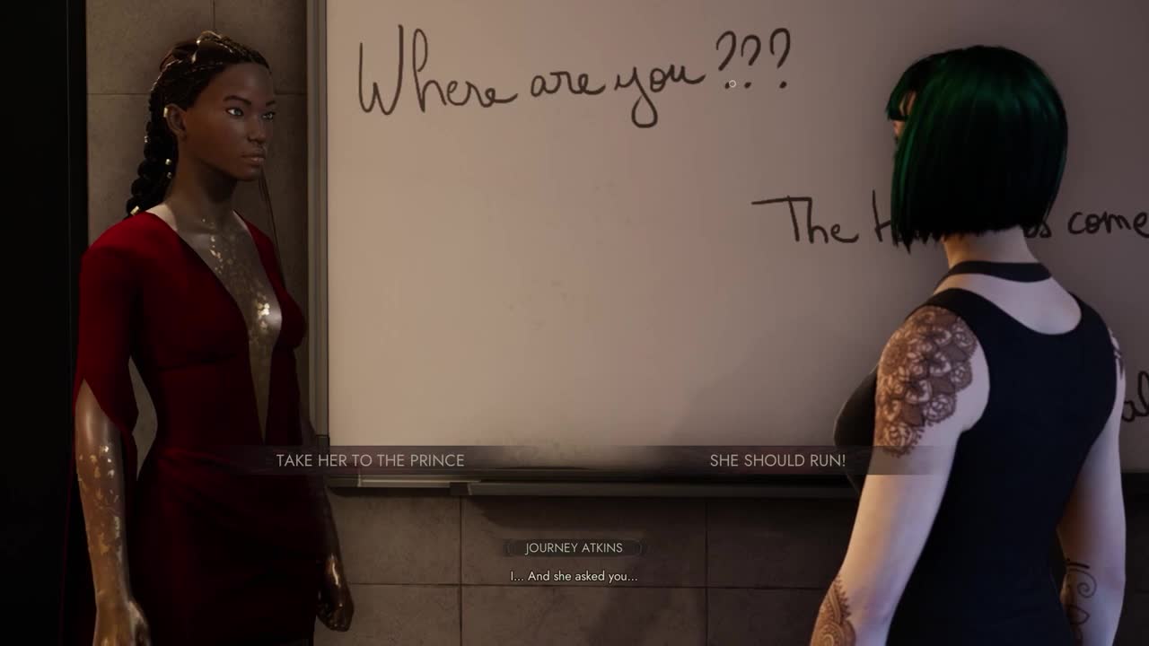 Take Her To The Prince or Run Away Choice In Vampire The Masquerade Swansong