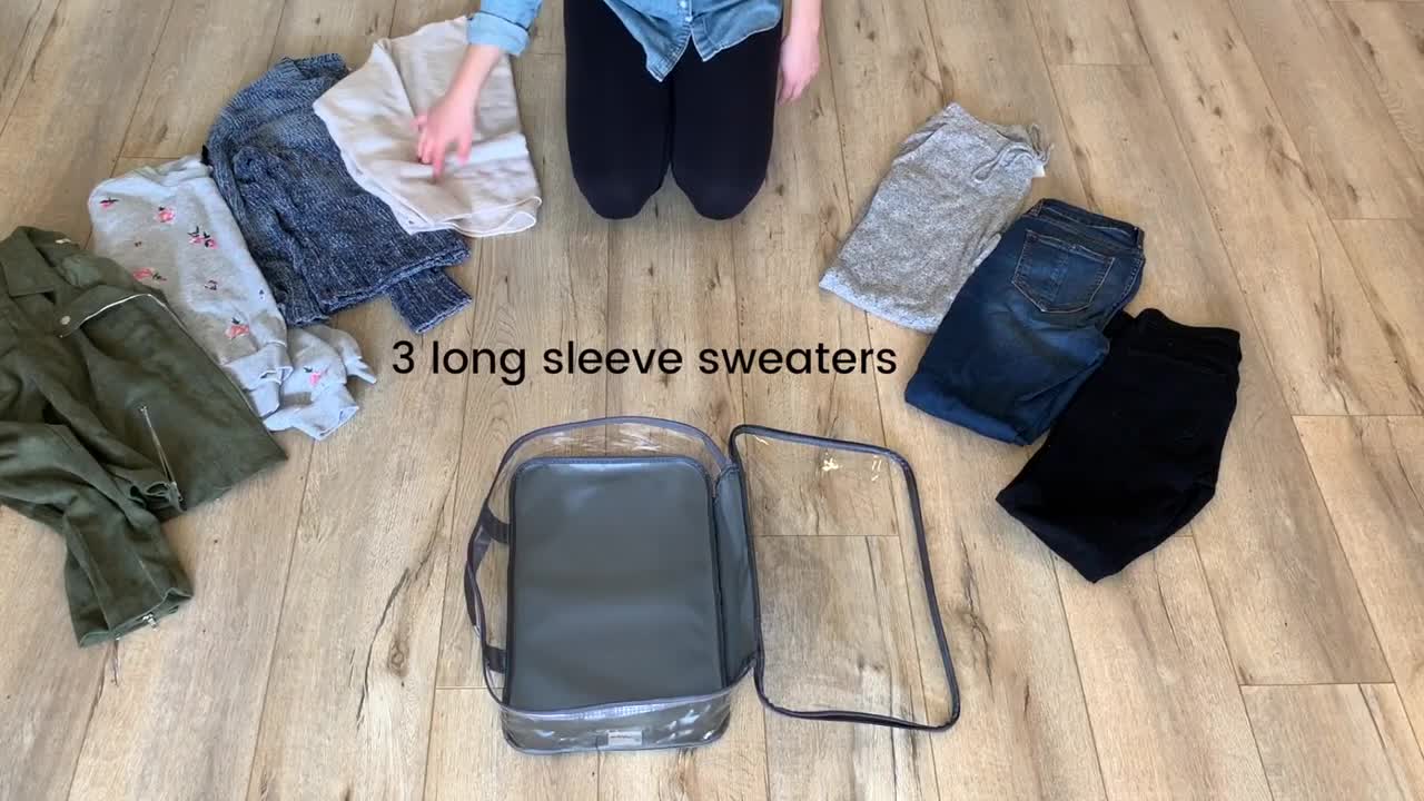 How to Fold Clothes for Packing Cubes (Save Space, Prevent Wrinkles!)