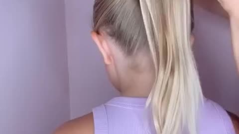 Hair style with few second