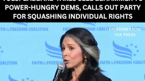 More Democrats need to Show the Courage Tulsi does!