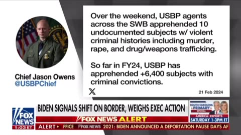 Biden changing his mind on the border