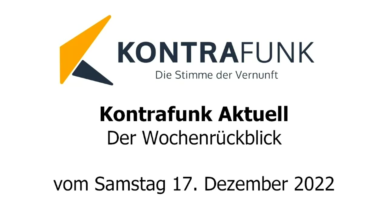 Der Wochenrückblick vom 17. Dezember 2022