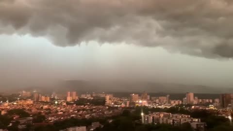 tormenta eléctrica en Bucaramanga