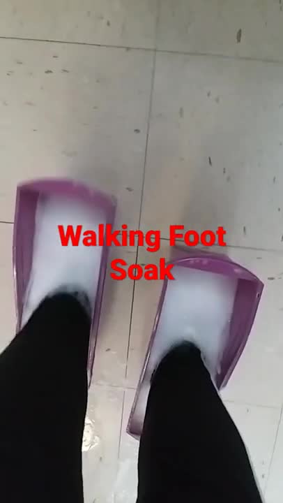 How to get things done while soaking your feet.