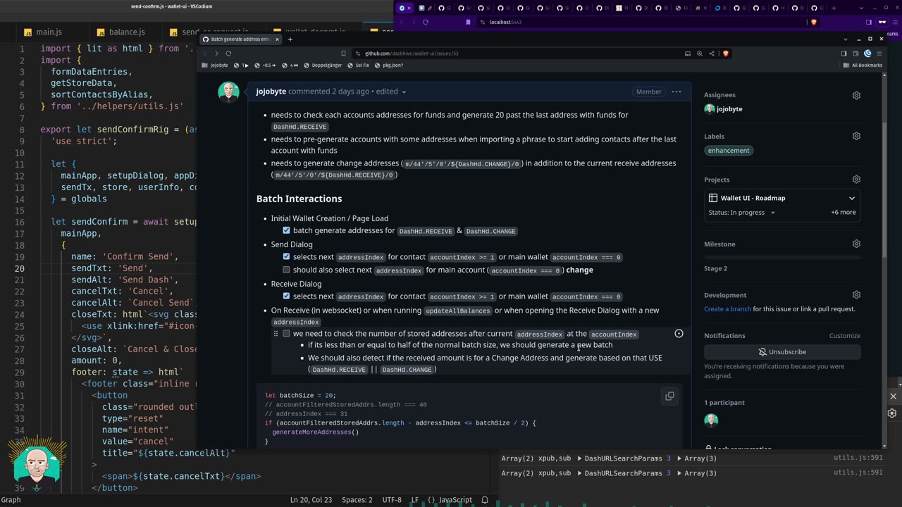 The Sad Batch - Part 2 📦 (Ð) Incubator Wallet 🗃️ [HTML, JS & CSS] 📺 Episode 53