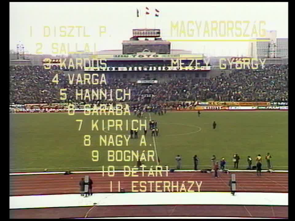 Magyarország - Brazília labdarúgó mérkőzés - Népstadion (1986. 03. 16.)