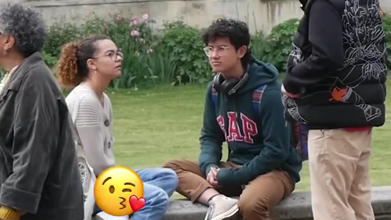 Do you want kiss? Funniest Kiss Prank 🤣 wait for end #kiss #pranks