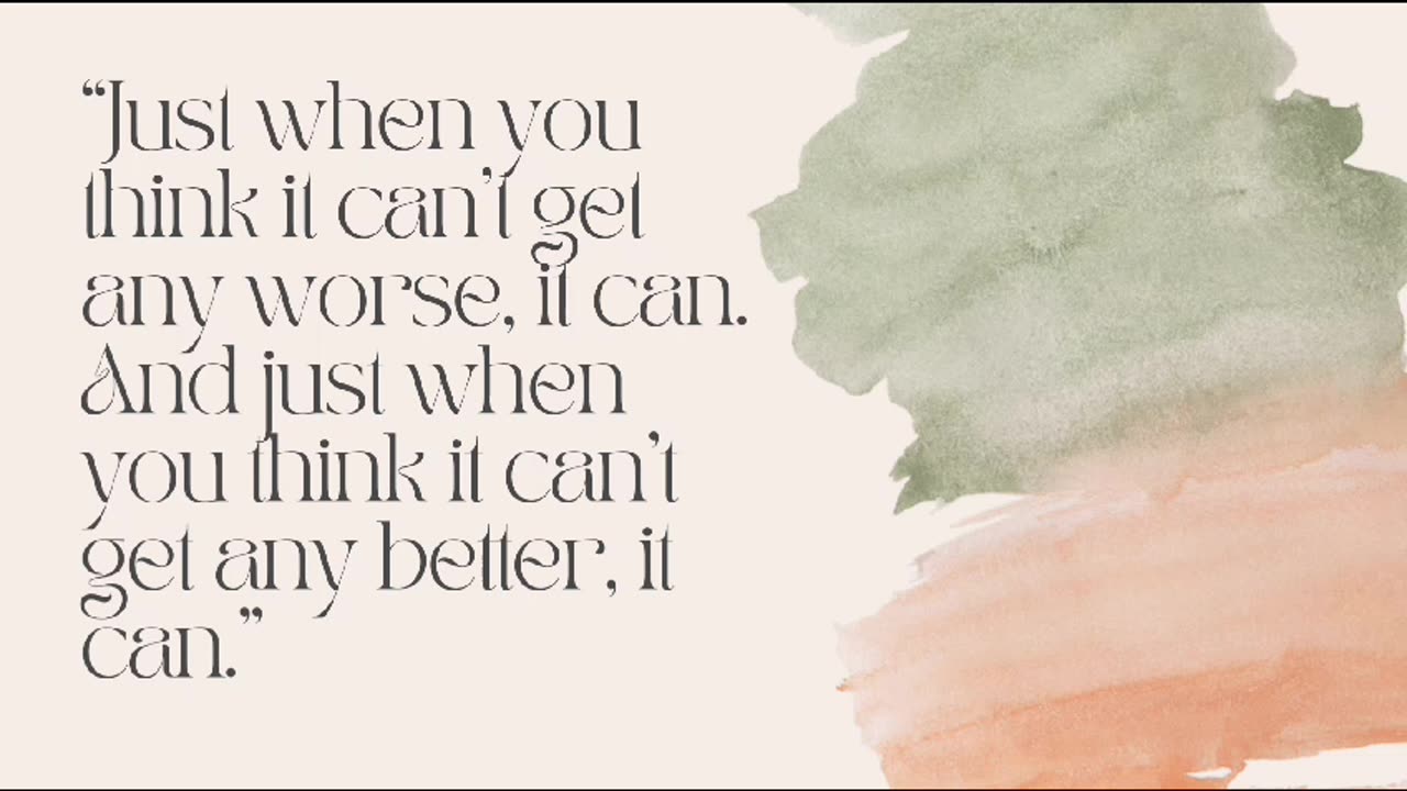 Just when to think it can't | Quote