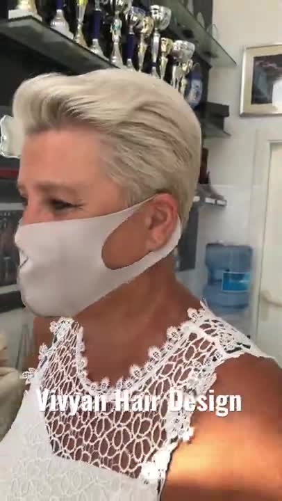 short haircut for women by Amal Hermuz #hair #haircut #bobhaircut #womenhaircut #hairstyle #style