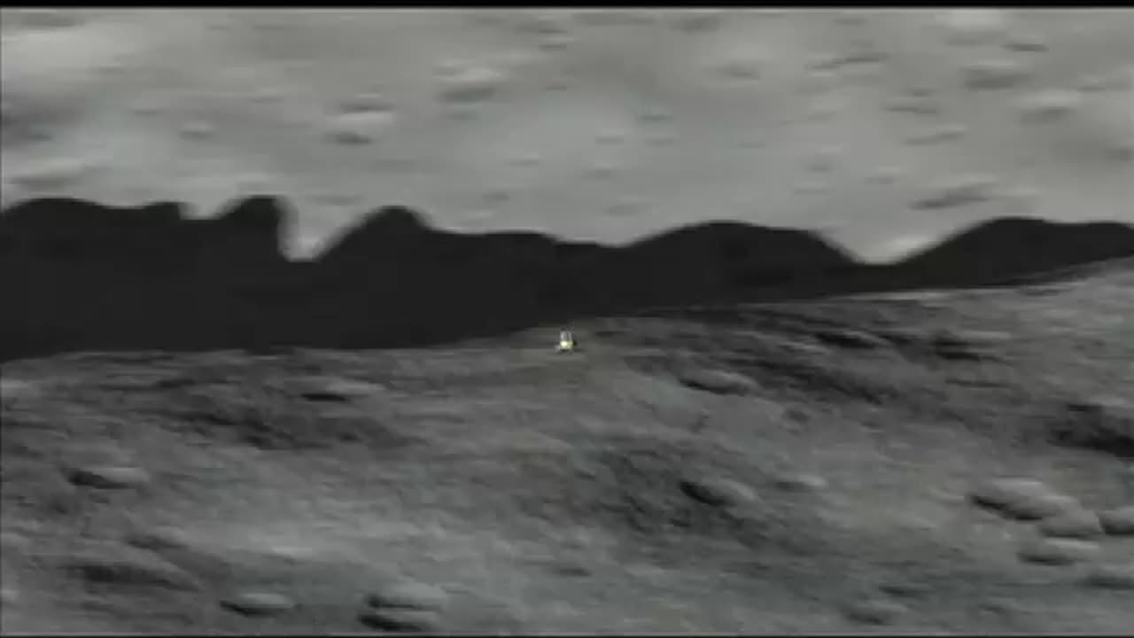 Mesmerizing Lunar Landing Animation - Experience the Thrill of Touching the Moon!