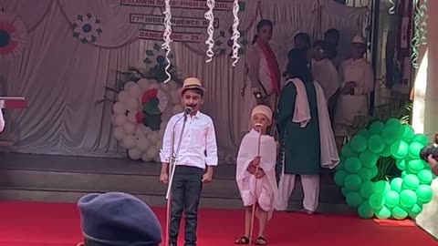 Mahatma Gandiji Speech# school kids#Indian Leader#LKG Boy Speech