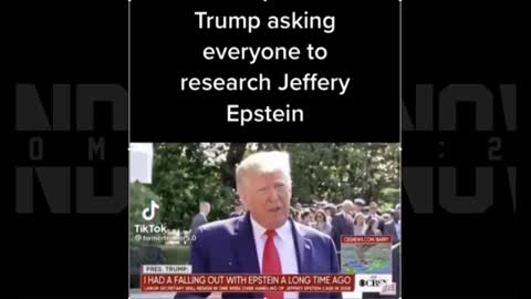 President Trump denying any involvement with Epstein Island