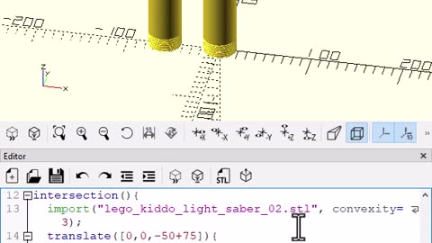 OpenScad: Slice and Grow