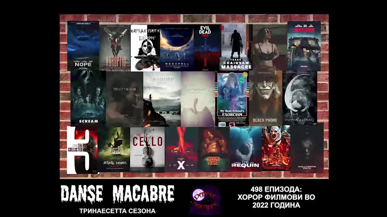 Danse Macabre (498 Izdanie) Horor filmovi vo 2022 godina 26 01 2022@KANAL 103