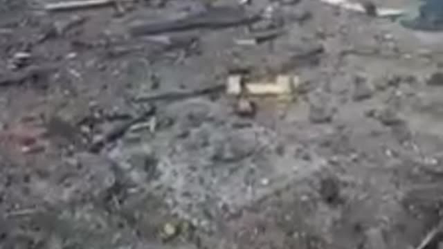 A broken column of the Armed Forces of Ukraine near Melitopol