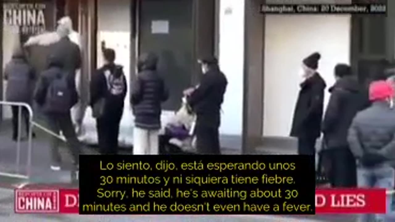 This man shows the real situation in Shanghai on December 22, 2022.