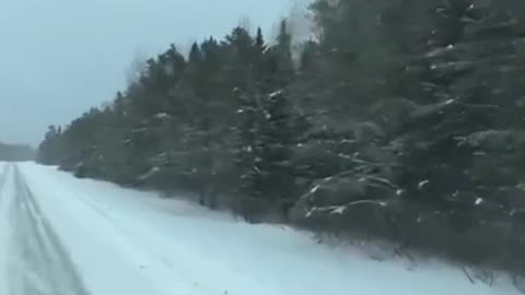 winter view in canada