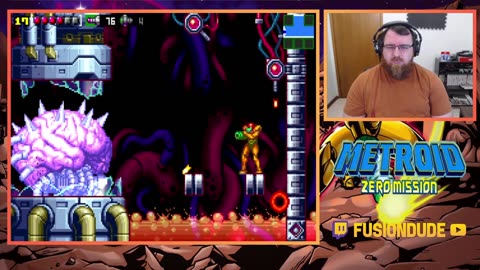 Raging on Mother Brain Fight - Metroid Zero Mission