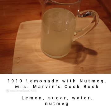 1910 Lemonade with Nutmeg