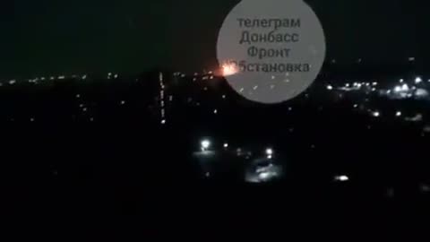 Footage of the Russian night drone attack on Odessa.