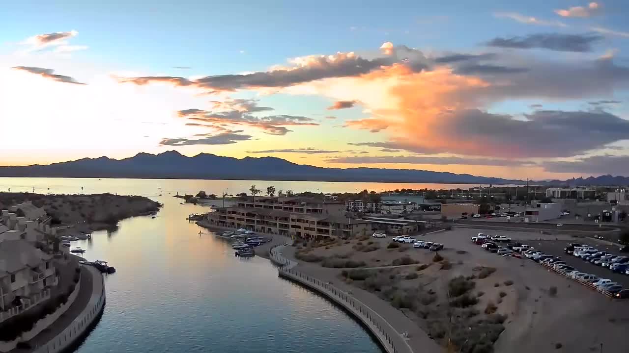 Sunset moment over the bridge