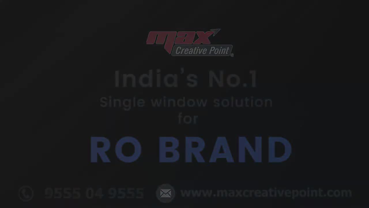 Max Creative Point is India’s No. 1 single-window solution for RO Branding