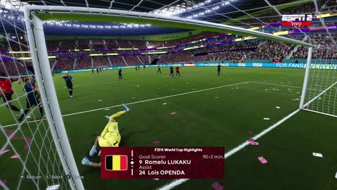 eFootball PES 2021 l Croatia is out Group F game FIFA World Cup Quatar 2022 Croatia v Belgium