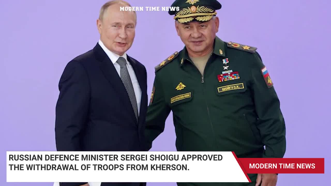 Russian defense minister approves troop withdrawal.