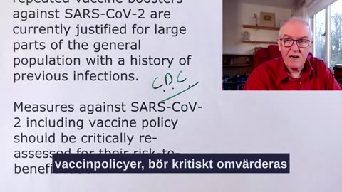 Dr John Campbell, Vaccinet ger först ett litet skydd, efter 6 månader blir det värre.