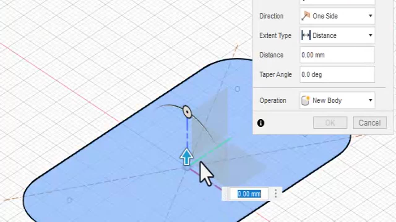 Fusion360: Thin Extrude