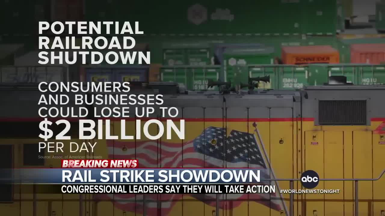Biden urges Congress to help prevent railroad strike