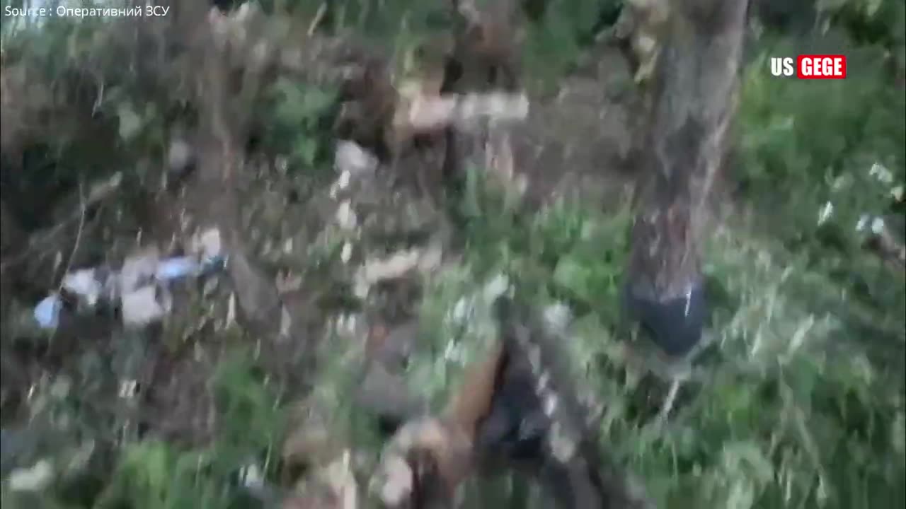 FOOTAGE!! Ukrainian troops brutally shot Russian soldiers hiding in trenches near Bakhmut