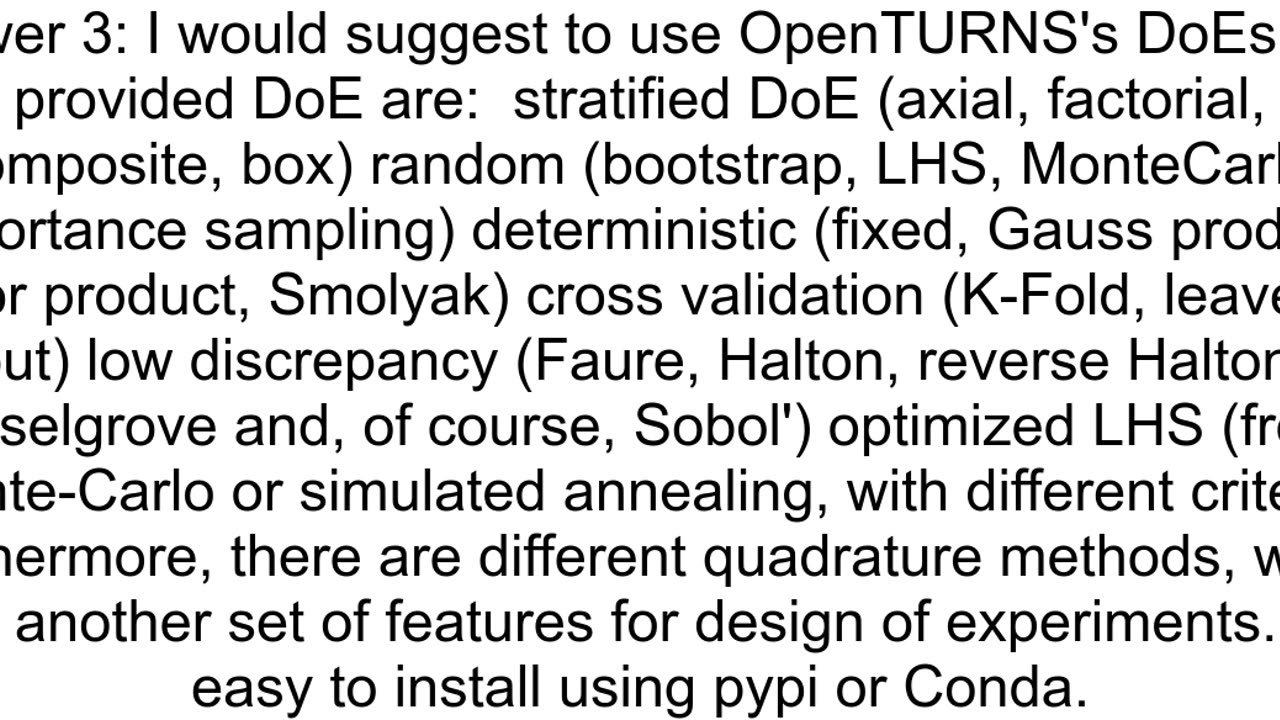 Design of Experiments DoE in Python