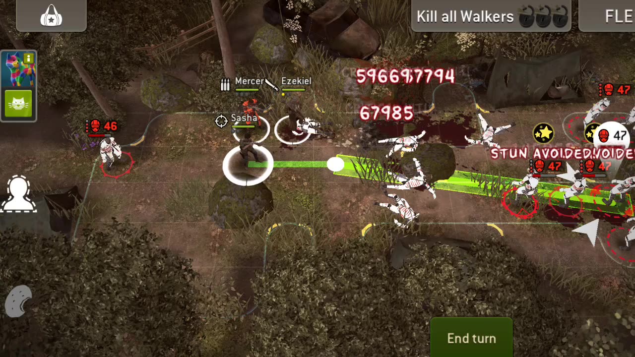 The Walking Dead No Man's Land Deadly Hike Round 47 Sasha Lead