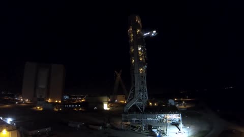 Artemis II Mobile Launcher 1 Undergoes Upgrades at Park Site