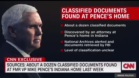 Mike Pence’s home in Indiana had 12 classified documents