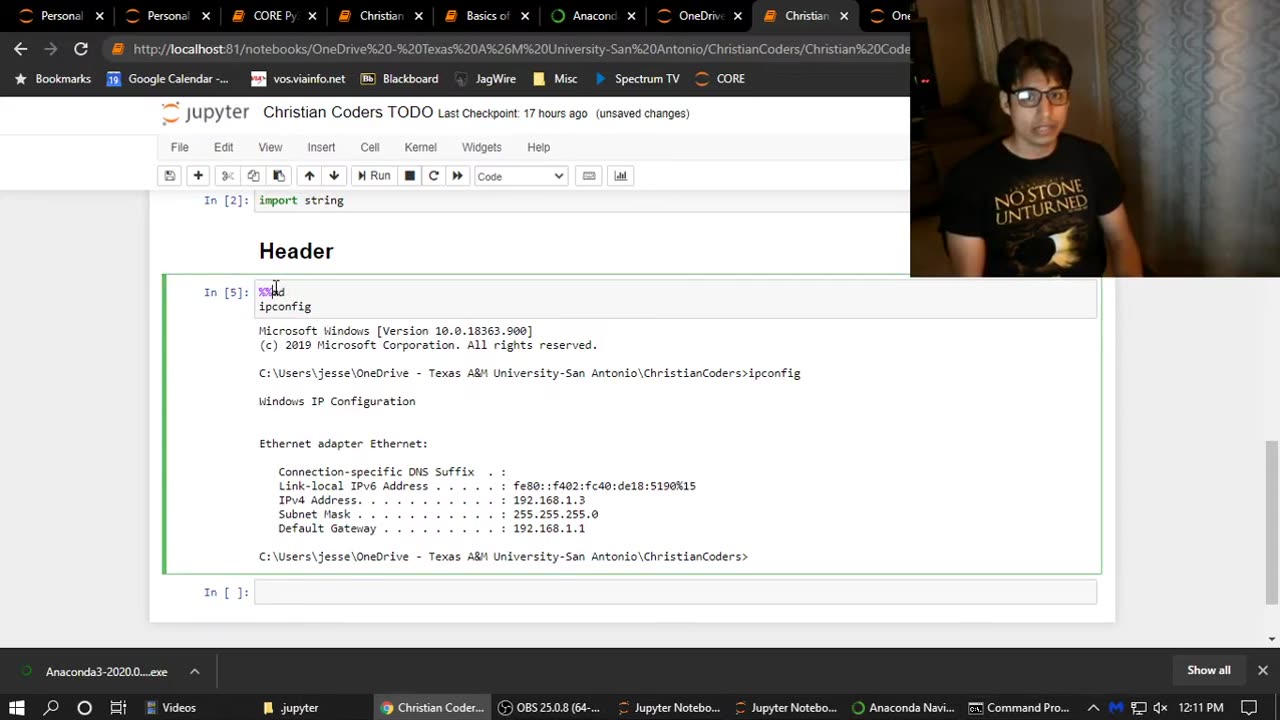 Basics of Jupyter Notebook