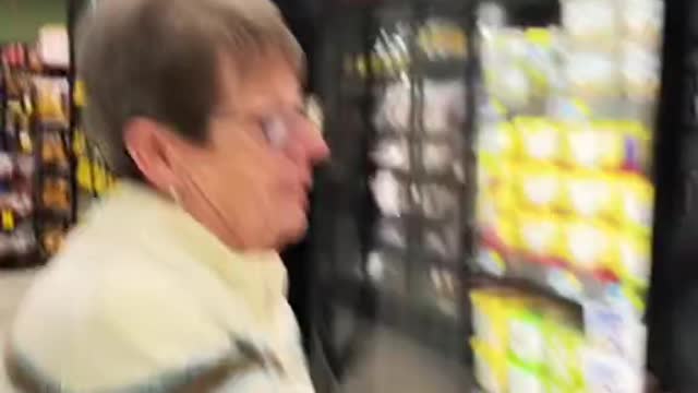 Old people when butter is on sale