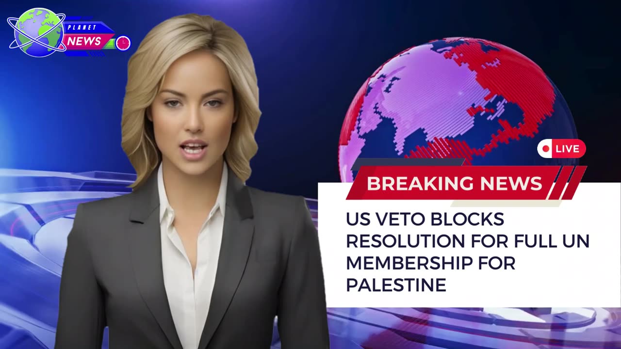 US Veto Blocks Resolution for Full UN Membership for Palestine