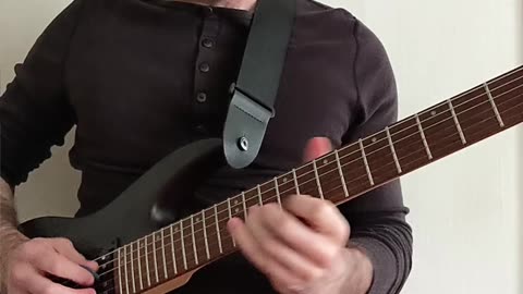 7/8 Metal Riff - Use it during Solos :) Guitar Performance