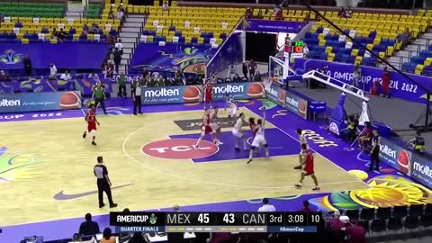 Mexico 🇲🇽 - Canada 🇨🇦 Game Highlights - FIBA #AmeriCup 2022