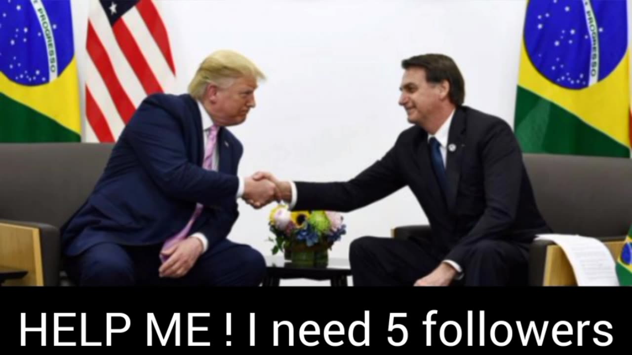 HELP ME ! I need 5 followers to be able to go live here at Rumble. thanks ! 😁🙏